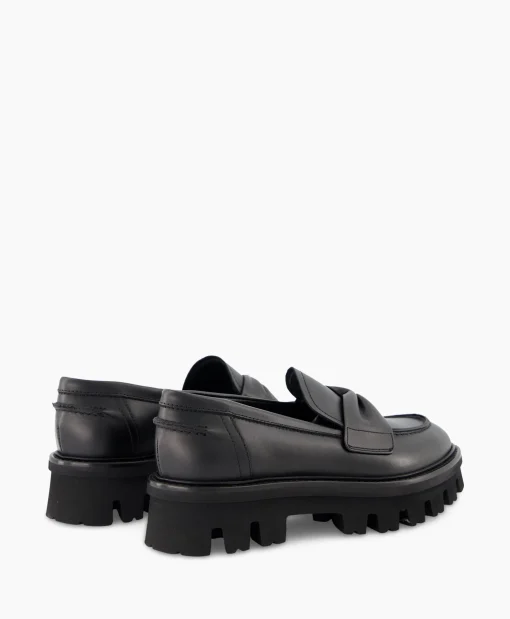 Fashion Loafer Natalia Moc Zwart Dames Instappers