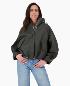 Fashion Jack Oversized Softshell Zwart Dames Jassen