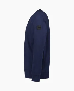 Clearance Pullover Sweat Midden Blauw Heren Truien
