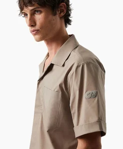 New Overhemd Welsh Zand Heren Overhemden