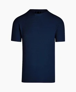 Cheap T-Shirt Korte Mouw Fosos Donker Blauw Heren T-Shirts