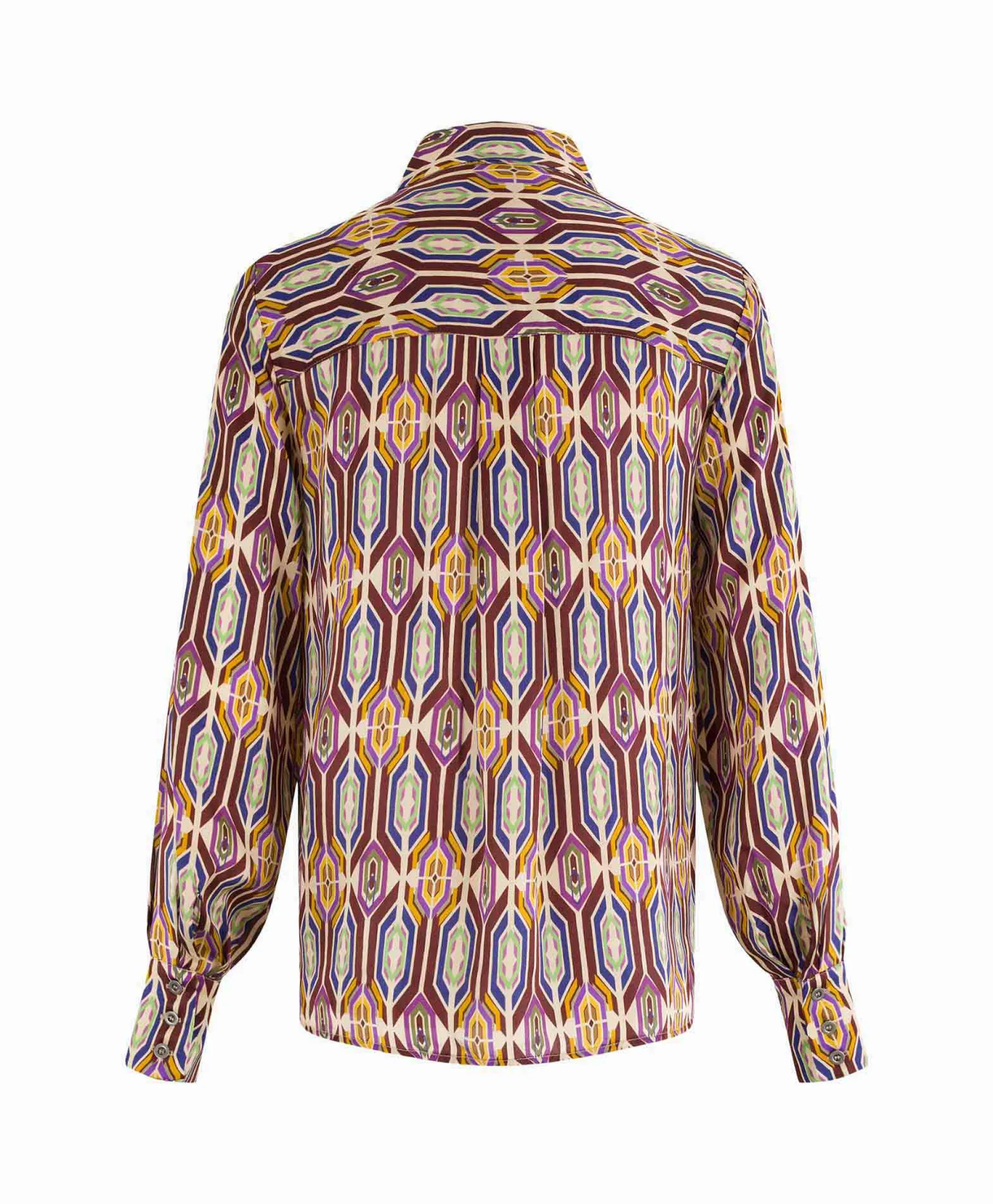 Shop Blouse 32A05-03313 Beige Dames Blouses