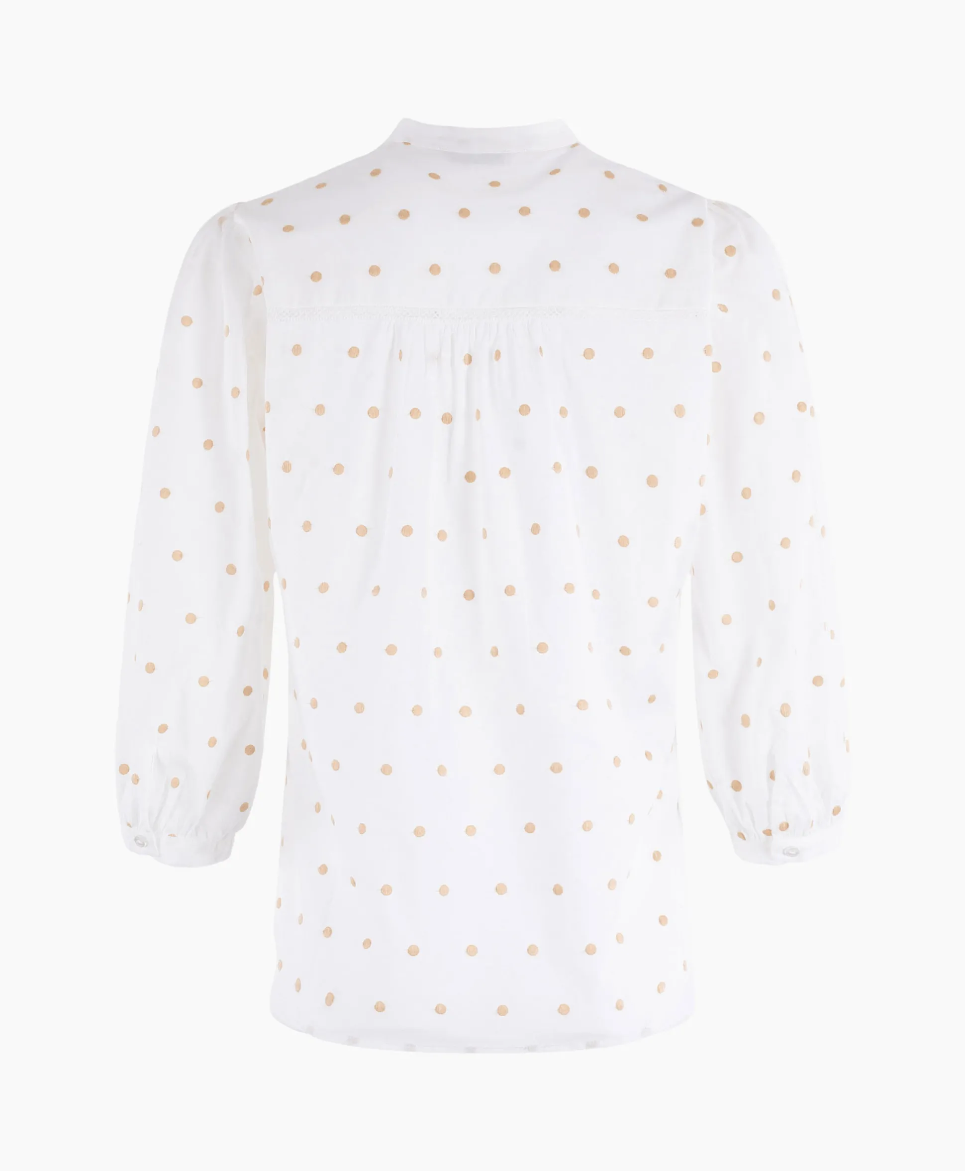 Sale Blouse 17A05-03065C Off White Dames Blouses