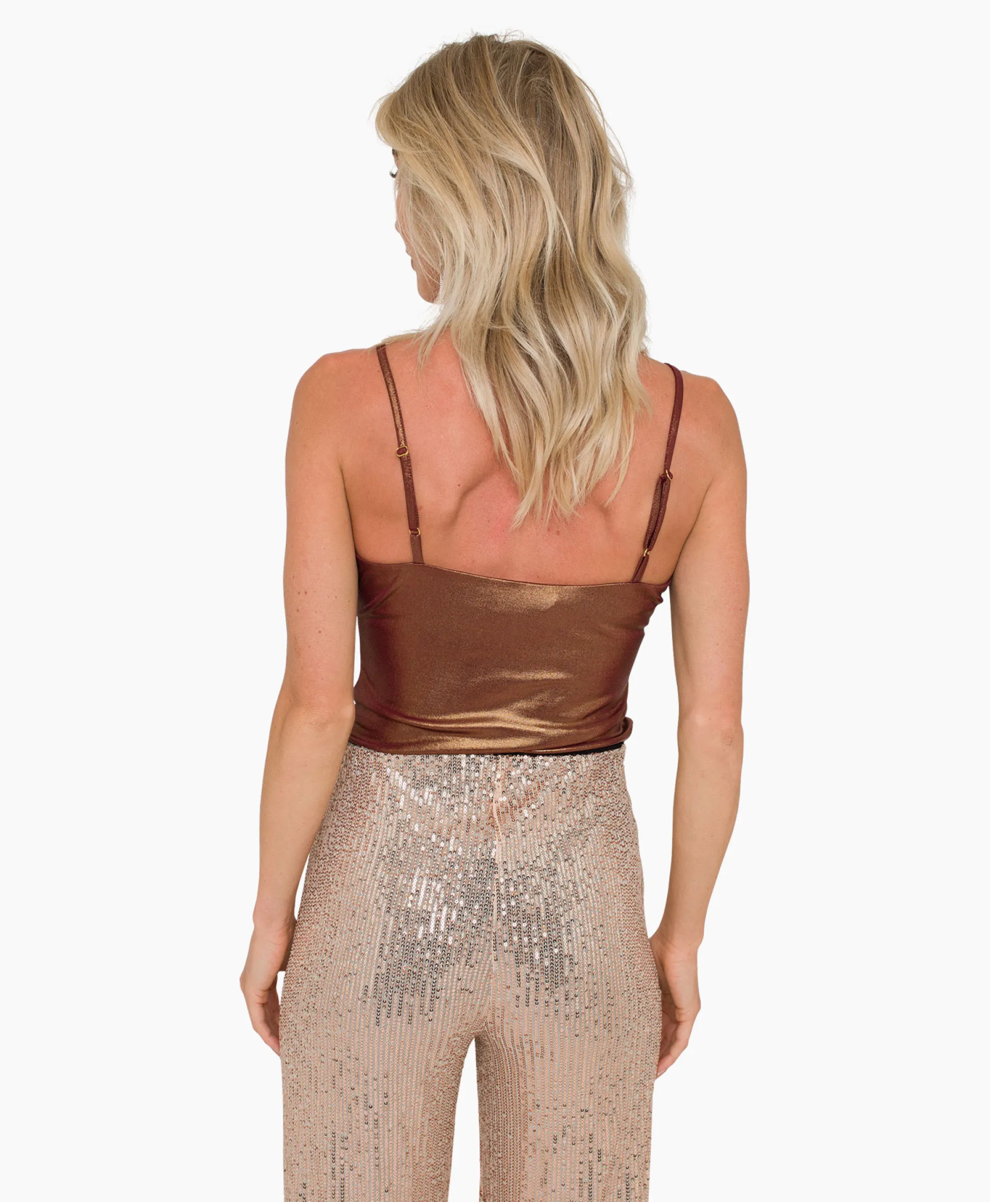 Hot T-Shirt 74A04-03657 Brons Dames T-Shirts & Tops