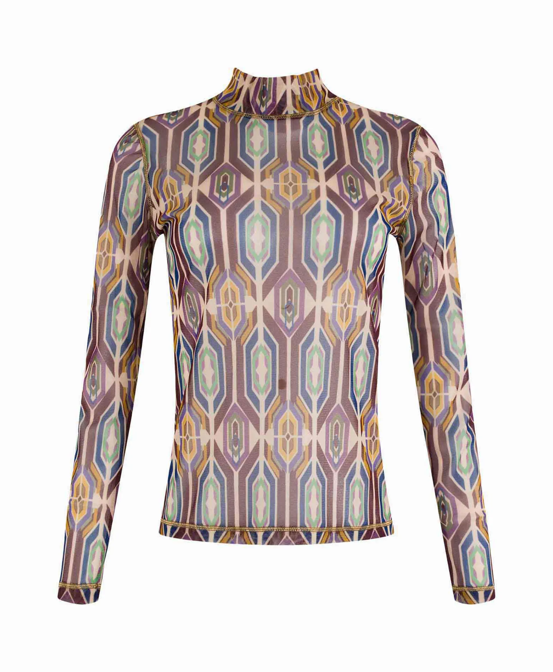 Store T-Shirt 26A04-03587A Blauw Dames T-Shirts & Tops