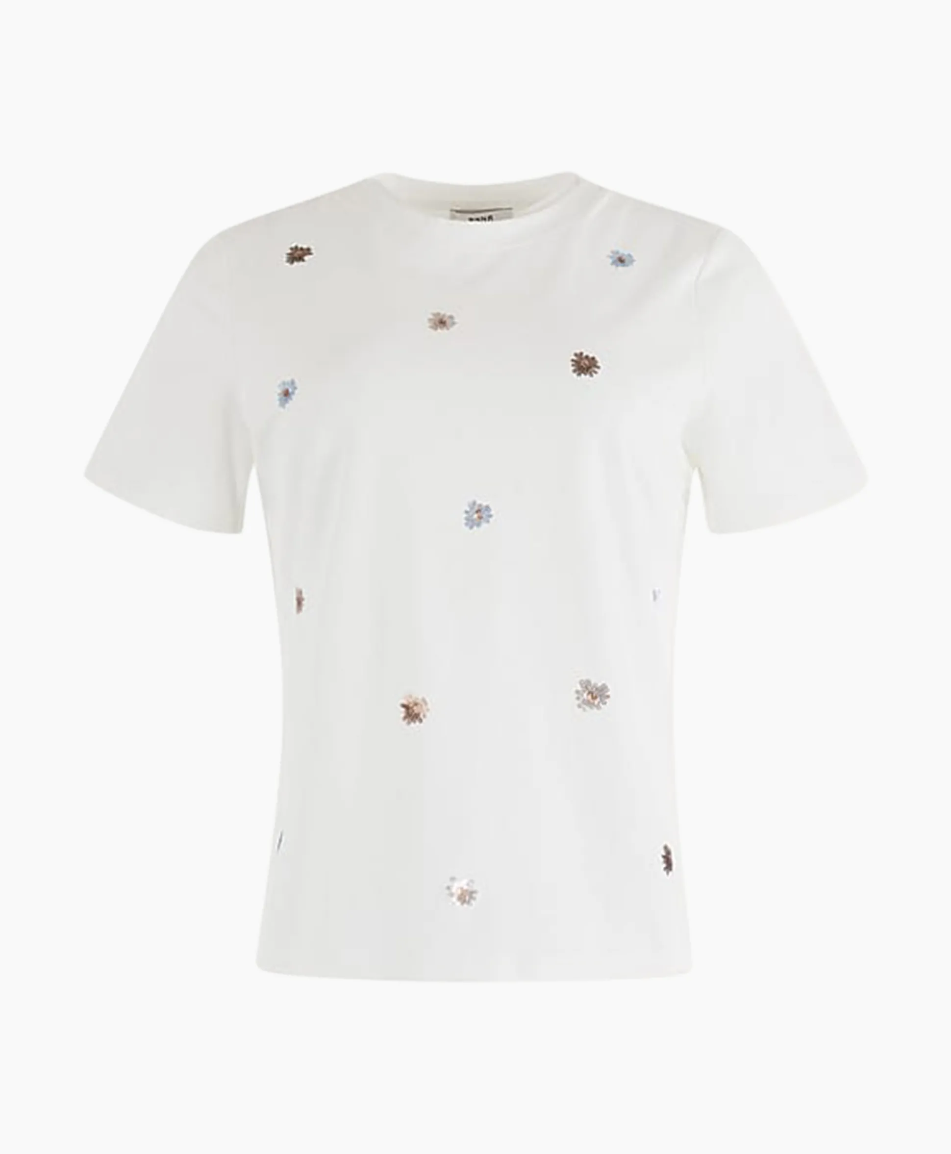 Outlet T-Shirt Korte Mouw 08A04-03629 Off White Dames T-Shirts & Tops