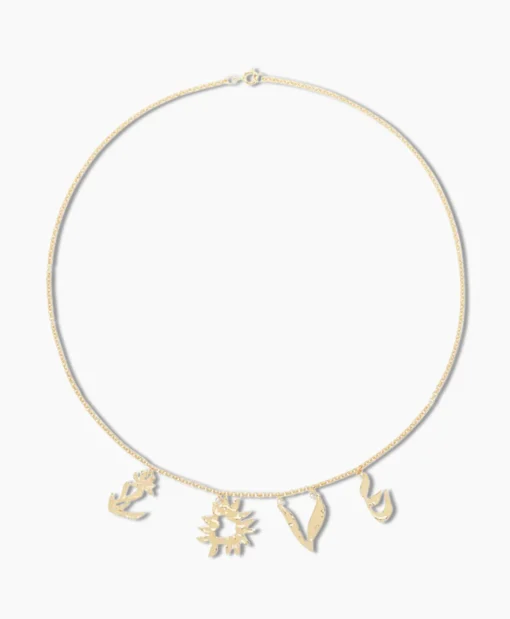 Sale Ketting Bonfire Choker Goud Dames Sieraden