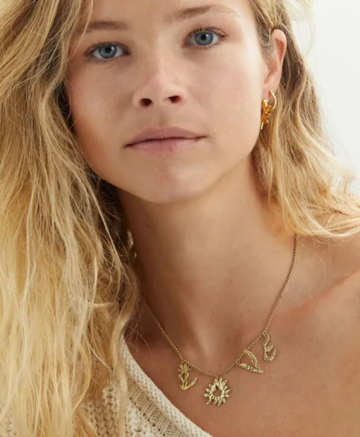 Sale Ketting Bonfire Choker Goud Dames Sieraden