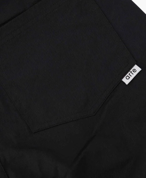 Sale Broek Nylon Double Knee Pocket Zwart Heren Broeken