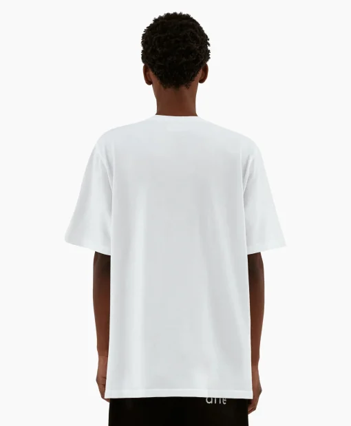 Store T-Shirt Korte Mouw Hearts Leaves Arte Logo Chest Wit Heren T-Shirts