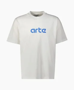 Clearance T-Shirt Korte Mouw Front Arte Chest Wit Heren T-Shirts