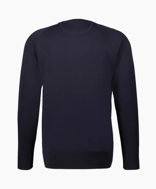 Discount Pullover Maglia Mod.M039 Donker Blauw Heren Truien