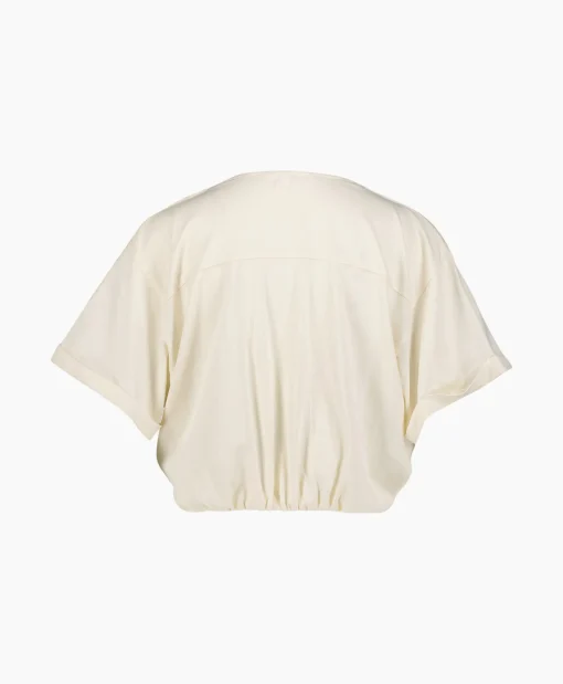 Store Ba&Sh T-Shirt Korte Mouw Denali Ecru Dames T-Shirts & Tops