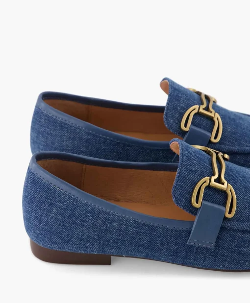 Fashion Loafer Vela Blauw Dames Instappers