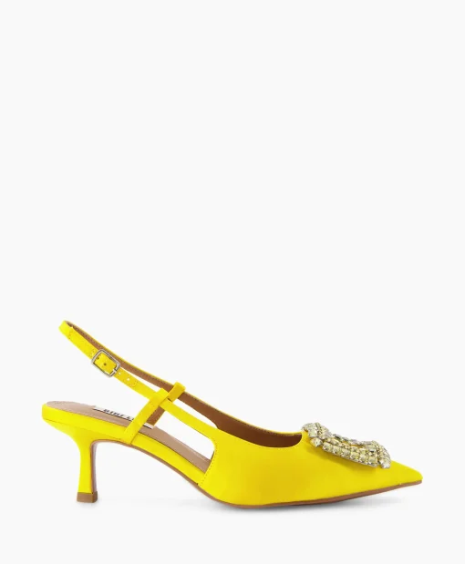 Hot Pump 509Z75K-Y-V Geel Dames Pumps
