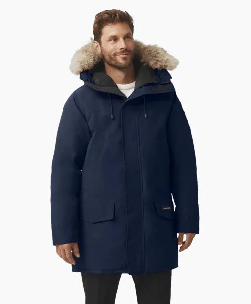 Best Sale Gewatteerde Jas Langford Parka Blauw Heren Jassen