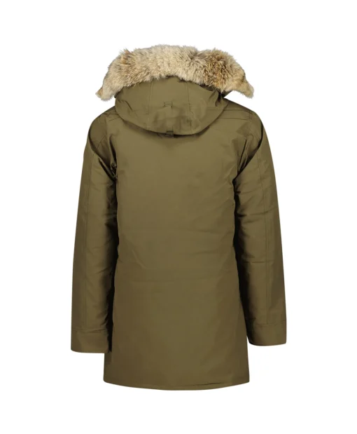 Hot Gewatteerde Jas Langford Parka Donker Groen Heren Jassen