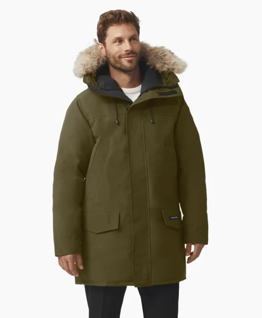 Hot Gewatteerde Jas Langford Parka Donker Groen Heren Jassen
