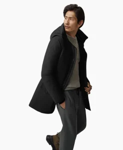 New Parka Langford Zwart Heren Jassen