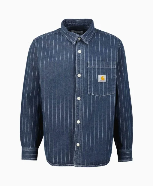 Outlet Overshirt Orlean Donker Blauw Heren Jassen
