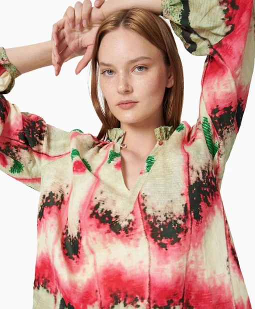 Sale Blouse Juniper Groen Dames Blouses