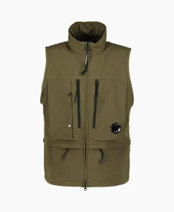 Outlet Bodywarmer Cp Shell Utility Groen Heren Jassen