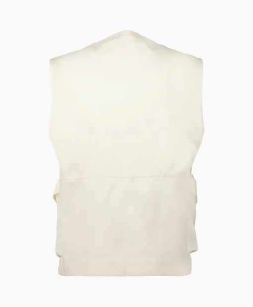 Best Sale Bodywarmer Heavy Jersey Mixed Zipped Wit Heren Jassen
