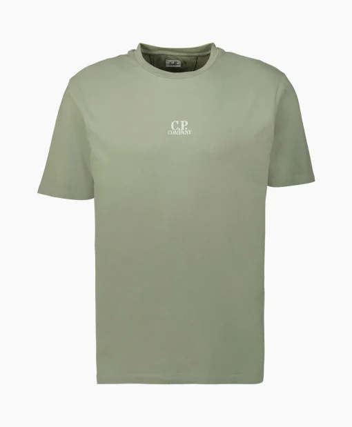 Cheap T-Shirt Korte Mouw Jersey Artisinal Three Cards Groen Heren T-Shirts