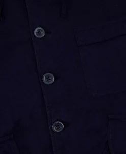 Cheap Vest B Hooded Jacket Donker Blauw Heren Jassen