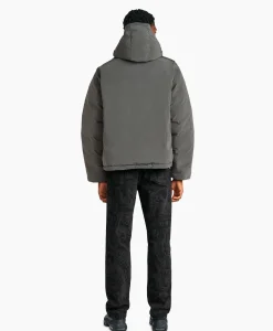 Flash Sale Gewatteerde Jas Joel Donkergrijs Heren Jassen