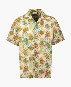 Shop Overhemd La Chemise Jeu De Cartes Peach Heren Overhemden