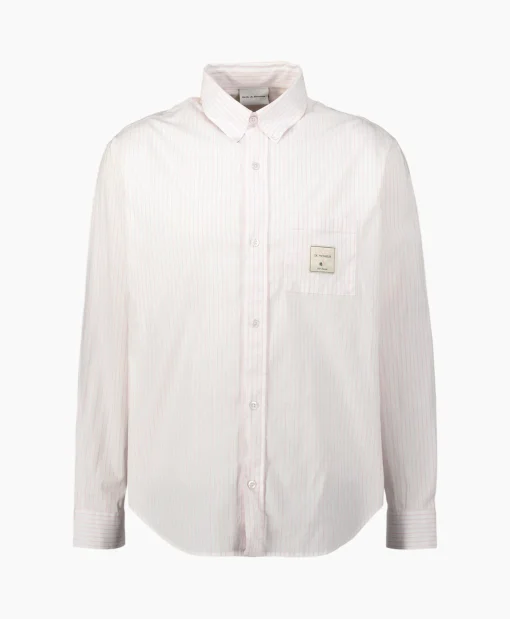 Cheap Overhemd La Chemise Rayee Rose Heren Overhemden