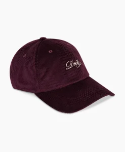 New Pet La Casquette Corduroy Donker Rood Heren Petten
