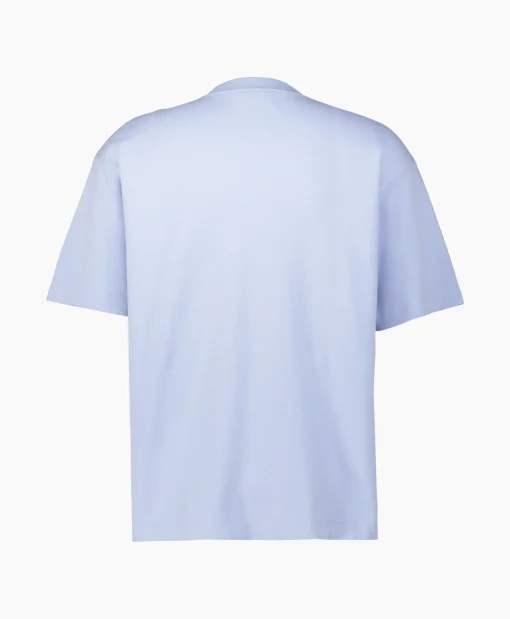 Clearance T-Shirt Korte Mouw Slogan Licht Blauw Heren T-Shirts