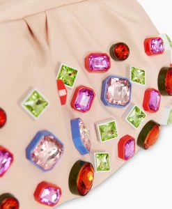 Store Clutch Finestones Off White Dames Tassen