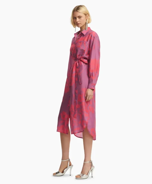 Discount Mini Jurk Foxglove Pink Dames Bruiloftskleding