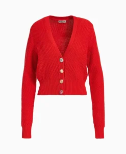 Store Vest Farah Midden Rood Dames Vesten