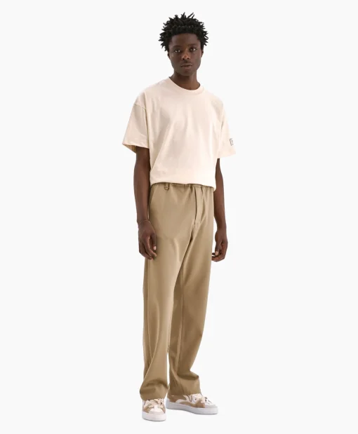 New Flaneur Broek Atelier Tailored Trousers Beige Heren Broeken
