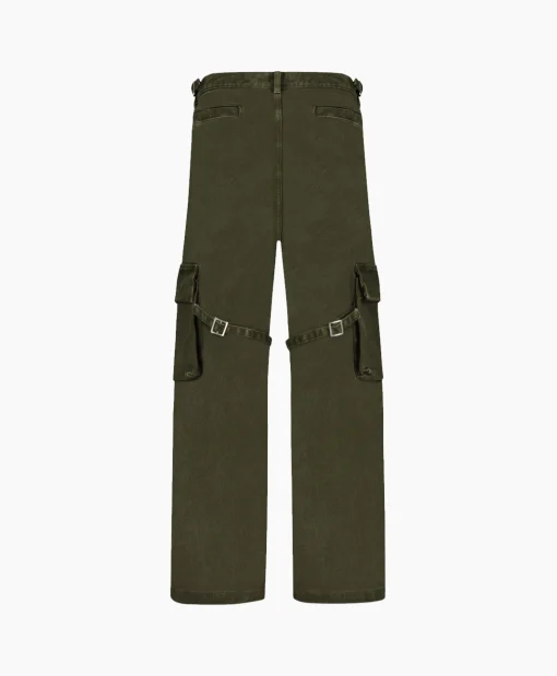 Outlet Flaneur Cargobroek Phone Pocket Groen Heren Broeken