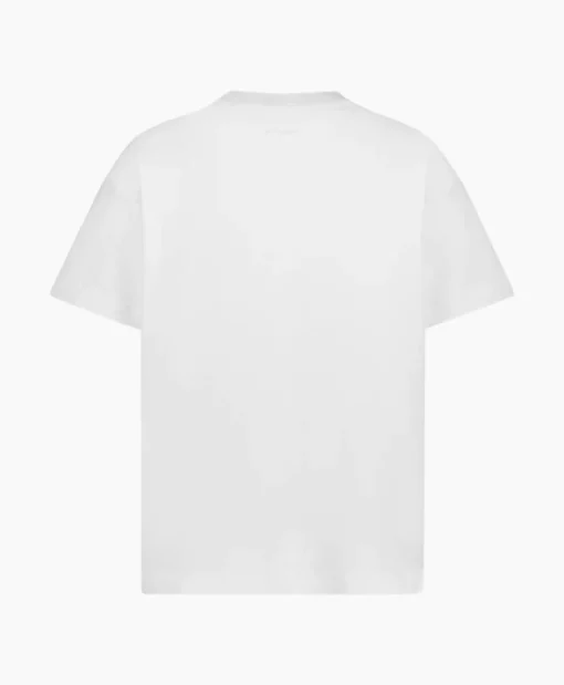 Online Flaneur T-Shirt Korte Mouw Botanical Wit Heren T-Shirts