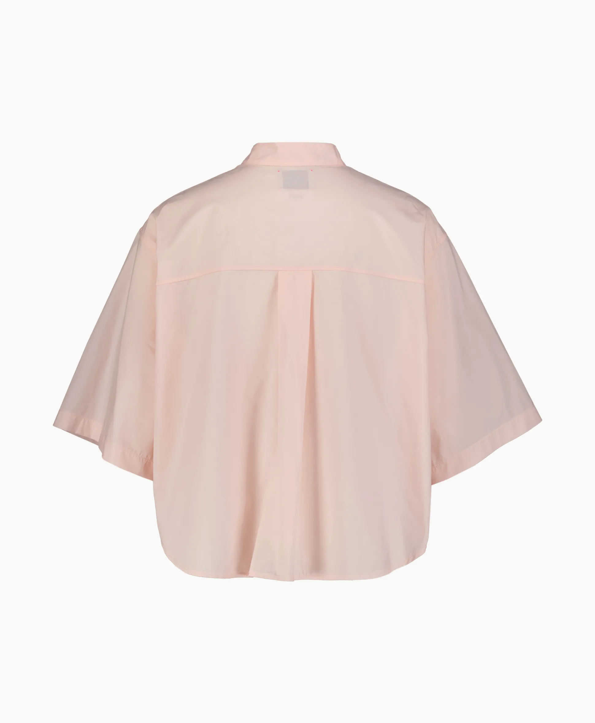Shop Blouse Bci Cotton Popeline Half Sleeves Rose Dames Blouses