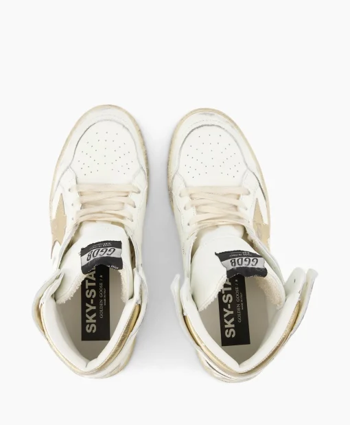 Best Sneaker Sky Star Nappa Upper Laminated Wit Dames Sneakers