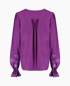 Outlet Harper & Yve Blouse Jamy-Ls Paars Dames Blouses