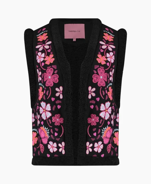 Discount Harper & Yve Gilet River-Gi Zwart Dames Gilets