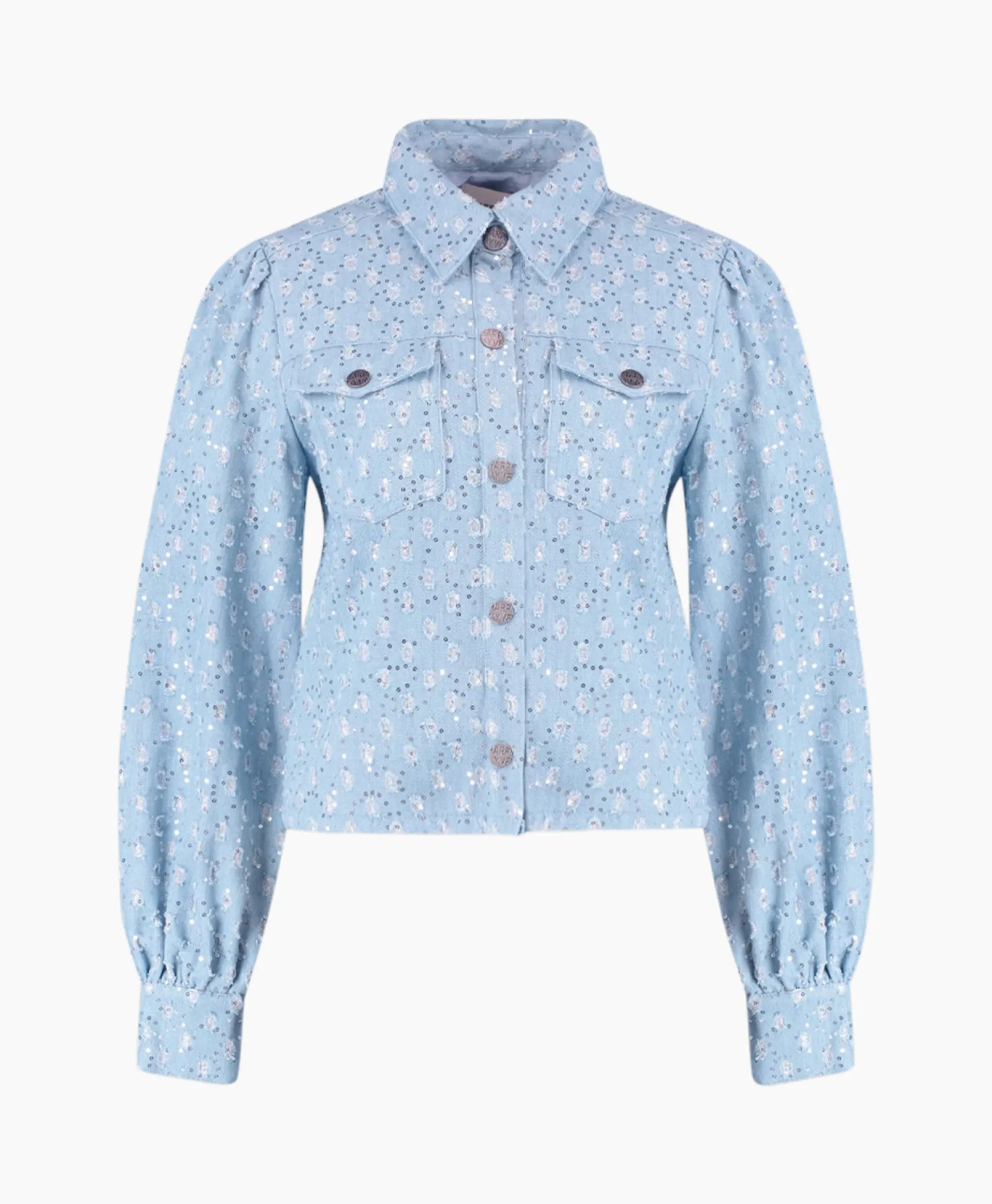 Hot Harper & Yve Jack Flo-Ja Licht Blauw Dames Jassen