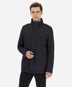 Hot Jack Field Capo Lavato Blauw Heren Jassen