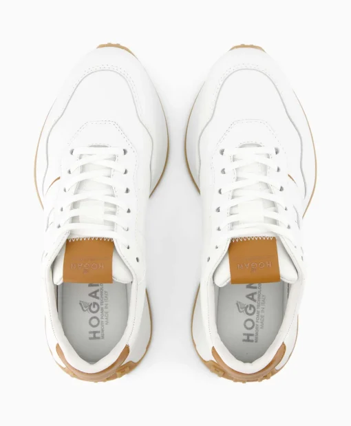 Store Sneaker Allacciato Wit Dames Sneakers