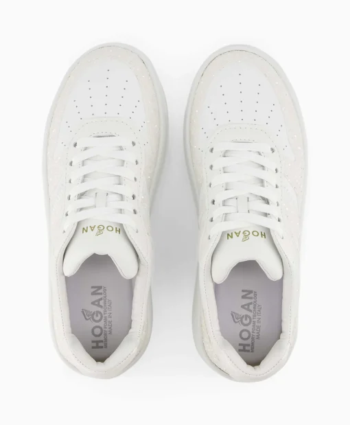 Cheap Sneaker Allacciato Wit Dames Sneakers