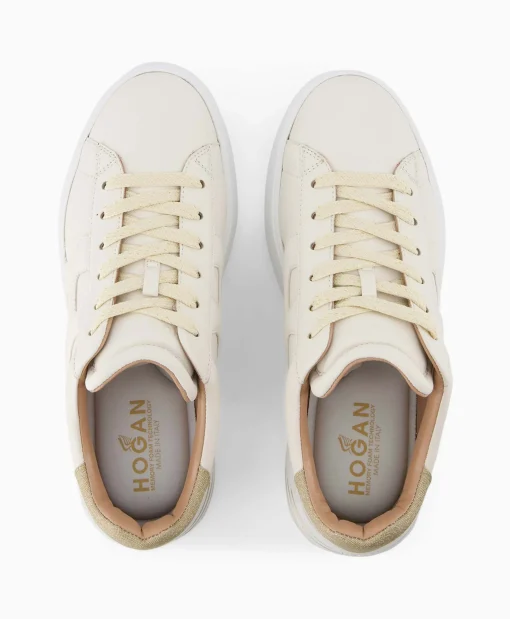 Online Sneaker Rebel Ecru Dames Sneakers