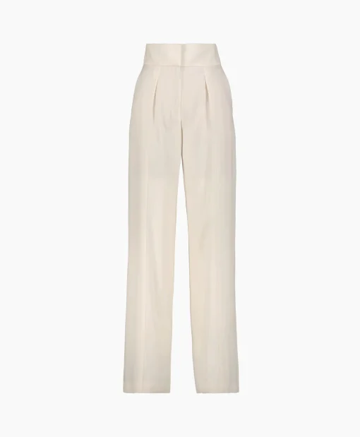 Best Pantalon Kairi Ecru Dames Broeken